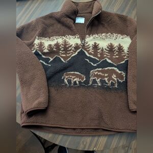 Old Navy thick fleece buffalo pullover XL